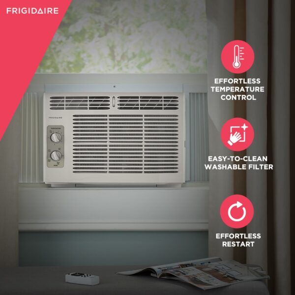 Frigidaire 5,000 BTU Window-Mounted Room Air Conditioner - Image 8